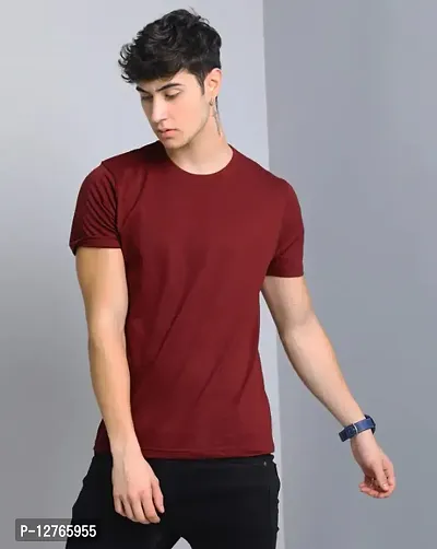 Super Lavish Mens T-shirt Maroon-thumb0