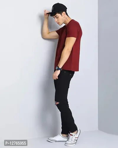 Super Lavish Mens T-shirt Maroon-thumb3