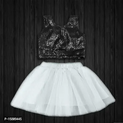 Girl Top And Net Skirt White