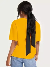 Oversize T-shirt for womens Yellow-thumb2