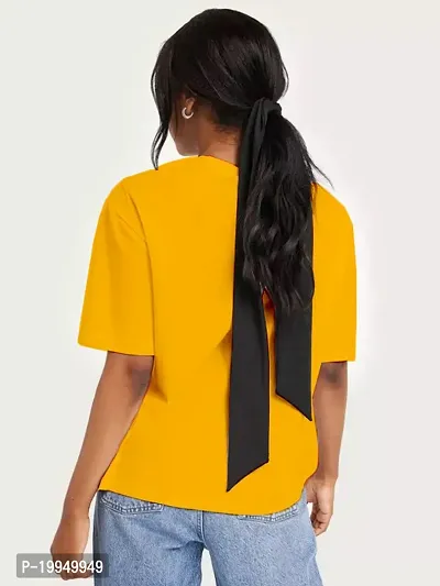 Oversize T-shirt for womens Yellow-thumb3