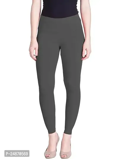 Stylish Fancy Cotton Solid Leggings For Women-thumb0