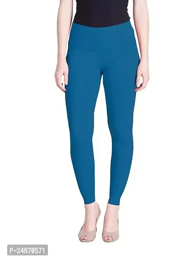 Stylish Fancy Cotton Solid Leggings For Women-thumb0