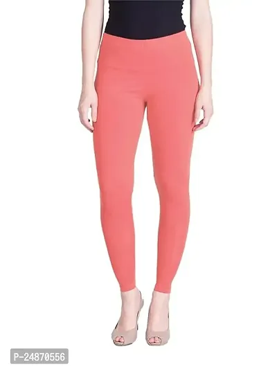 Stylish Fancy Cotton Solid Leggings For Women-thumb0