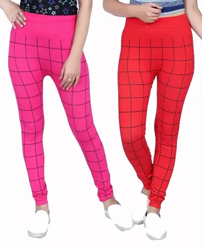 Buy Classic Cotton Solid Jeggings for Women, Pack of 2 Online In India At  Discounted Prices