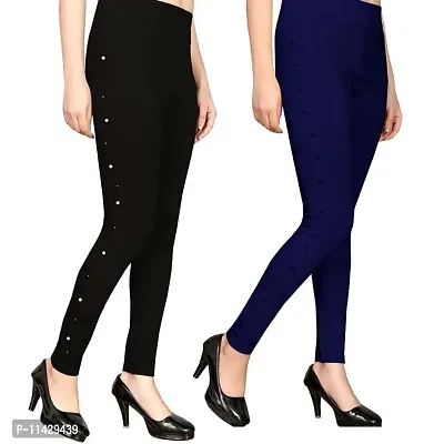Stretchable and Stylish Jegging Ankle Length Combo Pack of 2 Pcs