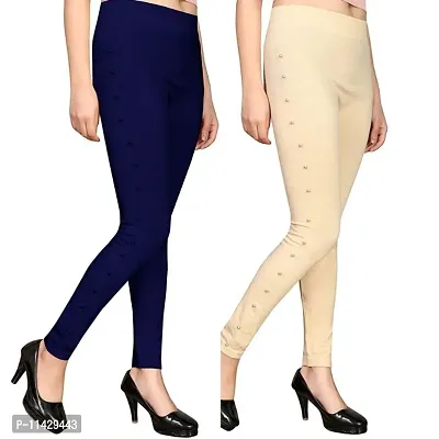 Stretchable and Stylish Jegging Ankle Length Combo Pack of 2 Pcs