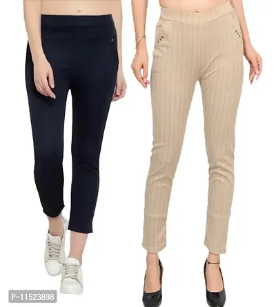 Buy Latest Design Premium Jeggings for Girls and Womens Combo Pack