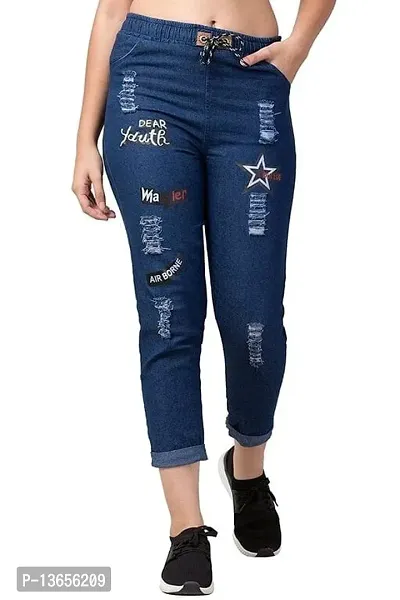 Regular Fit Jeans Jeggings for Girls-thumb0