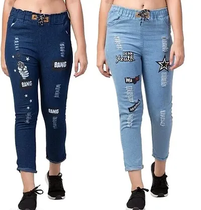 Hot Selling Denim Lycra Women's Jeans & Jeggings 