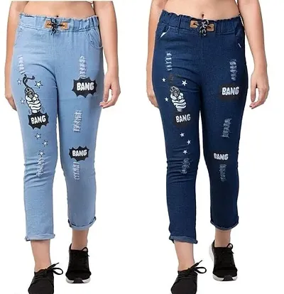 Hot Selling Denim Lycra Women's Jeans & Jeggings 