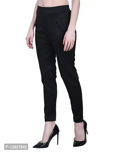 Latest New Design Stretchable and Stylish Slim Fit Jeggings For Girls Womens-thumb2
