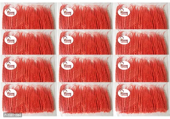 Divya Cotton Red Twisted Cotton Pooja Batti-thumb5