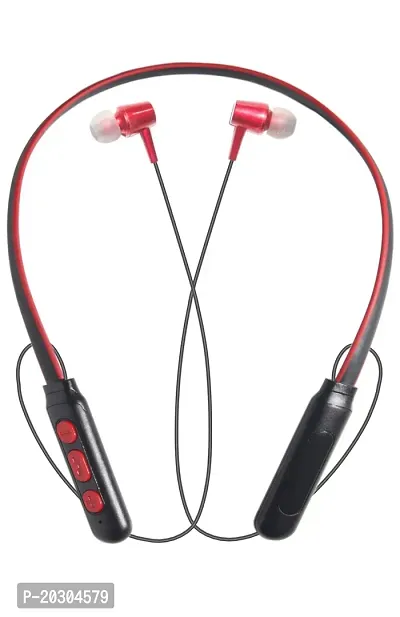 B11 Neckband blutooth headphone earphone good quality buds red e-thumb0