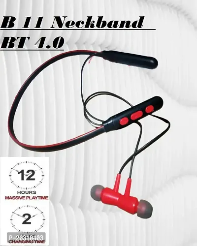 B11 Truly Wireless Bluetooth in Ear Neckband Earphone with Mic