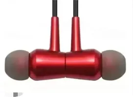 B11 Bluetooth high bass special quality neckband  red color-thumb2