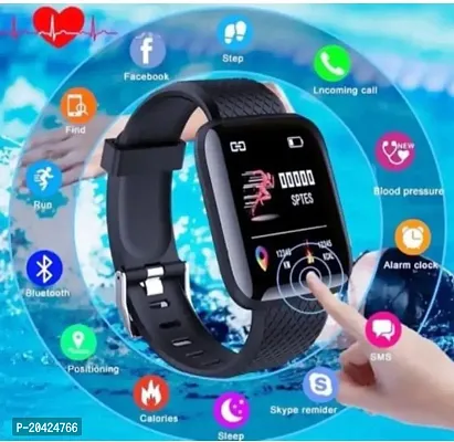 ID116 / Smartwatch Series7 Smartwatch Advanced Bluetooth Colling Smart Watch with 1.65'' LCD and 550 Nits Brightness, Smart DND, 10 Days Battery, 100 Sports Mode, Productivity Suite  Noise Health Sui