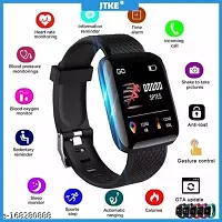 ID-116 Smartwatch for Mens Womens Boys Girls, Bluetooth Smart Fitness Band Watch with Heart Rate Activity Tracker Step  Sports Activity Tracker Smart Watch for-thumb3