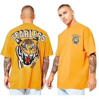 Trendy Oversized Baggy Printed Cotton T-shirt For Men