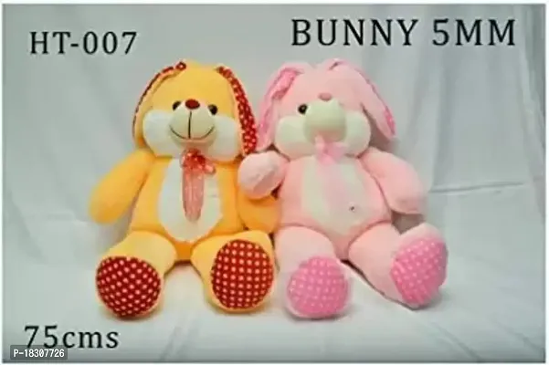 Toys Stuffed Soft Plus Bunny 5mm Home Decor Birthday Gift Item for Kids 75 cm Multicolor set of 1