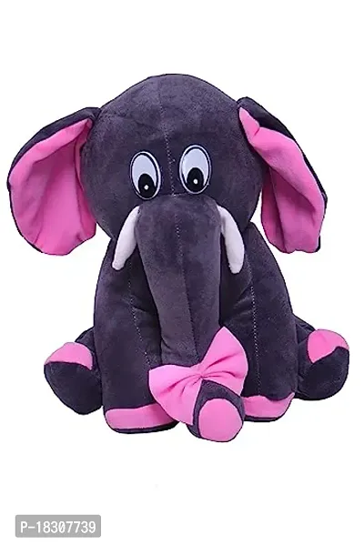 Soft Toy Animals for Kids Soft Plush Cushion Animal Shape Soft Toy Grey