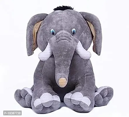 Elephant Soft Toy 50 Cm Grey