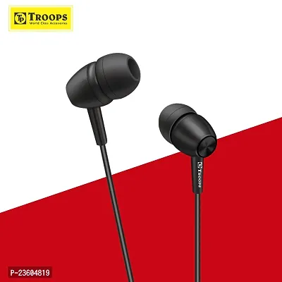 TP TROOPS STEREO HEADSET Wired Earphones with Extra Bass Driver and HD Sound -TP-7223-thumb4