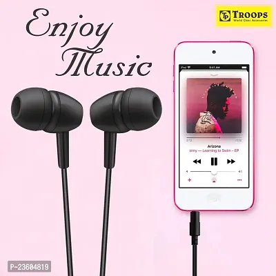 TP TROOPS STEREO HEADSET Wired Earphones with Extra Bass Driver and HD Sound -TP-7223-thumb3