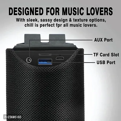 TP TROOPS High Bass Sound Bluetooth Speaker with USB aux sd Card Support - 6 Hours Rechargeable Battery Back Up (Compatible with All Devices) Assorted Colours-6 Months warranty-TP-3053-thumb5