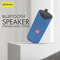TP TROOPS High Bass Sound Bluetooth Speaker with USB aux sd Card Support - 6 Hours Rechargeable Battery Back Up (Compatible with All Devices) Assorted Colours-6 Months warranty-TP-3053 Blue-thumb3