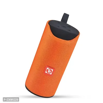 TP TROOPS High Bass Sound Bluetooth Speaker with USB aux sd Card Support - 6 Hours Rechargeable Battery Back Up (Compatible with All Devices) Assorted Colours-6 Months warranty-TP-3053 Orange-thumb0
