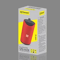 TP TROOPS High Bass Sound Bluetooth Speaker with USB aux sd Card Support - 6 Hours Rechargeable Battery Back Up (Compatible with All Devices) Assorted Colours-6 Months warranty-TP-3053 Red-thumb3