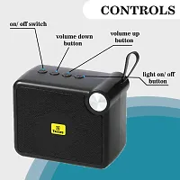 TP TROOPS HIGH BASS SOUND SPLASHPROOF WOOFER FOR DEKSTOP WITH SD,AUX SLOT 48 W Bluetooth Speaker - Black-TP-3090-Black-thumb2