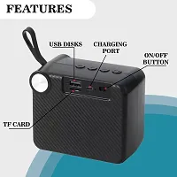 TP TROOPS HIGH BASS SOUND SPLASHPROOF WOOFER FOR DEKSTOP WITH SD,AUX SLOT 48 W Bluetooth Speaker - Black-TP-3090-Black-thumb1