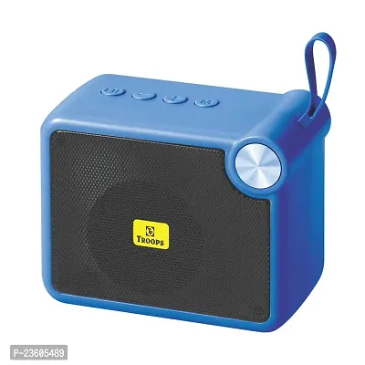 TP TROOPS HIGH BASS SOUND SPLASHPROOF WOOFER FOR DEKSTOP WITH SD,AUX SLOT 48 W Bluetooth Speaker - Blue-TP-3090-Blue-thumb0