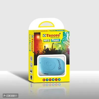 TP TROOPS Mini Clip USB MP3 Music Media Player with Music Player Support  TF/SD Card Slot and Earphone-TP-8018 White-thumb2