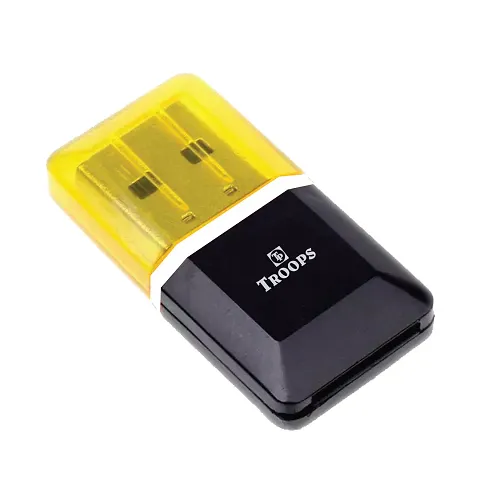 TP TROOPS USB Single Card Reader (Pack of 1 Pcs) Color May BE Varied-TP-9508