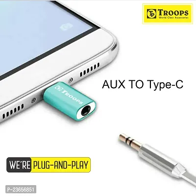 TP TROOPS Type C to 3.5 mm Jack Audio Connector, Headphones Jack Converter Audio Adapter for OnePlus Devices (Not Compatible with Samsung,Google,Mi)-TP-2243-thumb5