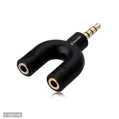 TP TROOPS 3.5mm Audio Jack to Headphone Microphone Splitter Converter Adaptor (Specially Design for Mobile and Tablet Only)-TP-7117-thumb0
