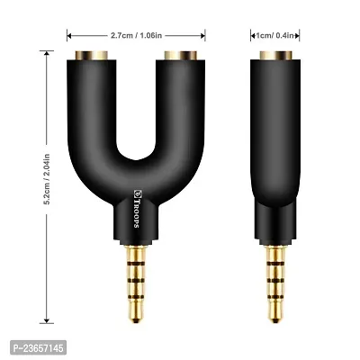 TP TROOPS 3.5mm Audio Jack to Headphone Microphone Splitter Converter Adaptor (Specially Design for Mobile and Tablet Only)-TP-7117-thumb3