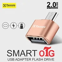 TP TROOPS Micro to USB A 2.0 OTG Adapter, Micro USB to Female USB Compatible with Most Micro USB Devices-TP-2228-thumb1