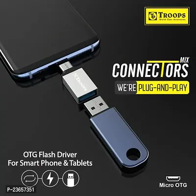TP TROOPS Micro USB OTG Connector to USB 3.0 Adapter for Smartphones and Tablets-TP-2028-thumb2
