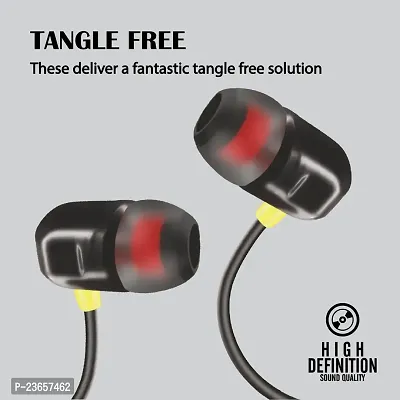 TP TROOPS Wired in Ear Earphones with mic, 10 mm Driver, Powerful bass and Clear Sound, Black-TP-7132-thumb4