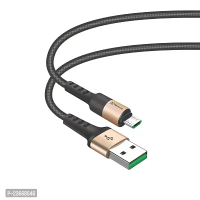 TP TROOPS 1.2A Micro USB Data  Charging Cable, Made in India, Data Sync, Durable 1.2-Meter Long USB Cable for Micro USB Devices-TP-2276