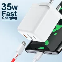 nbsp;SIGNATIZE Dual USB Port 35W Wall Type C Charger Charger with S3 Wire,USB Wall Charger Fast Charging Adapter-thumb2