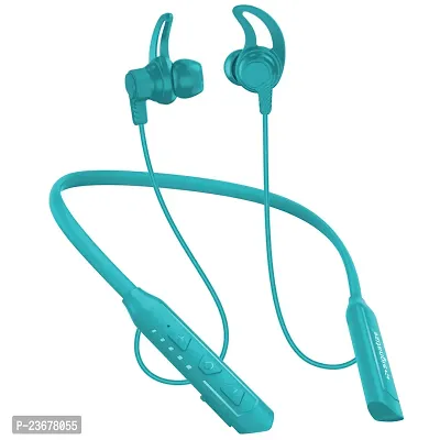 SIGNATIZE 50 Hours Charge Wireless in Ear Bluetooth Colourful Neckband with ENC Mic, 50H Playtime,(10Mins=15Hrs Playtime) Made in ,Drivers Ear Phones
