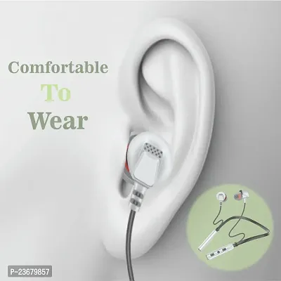 SIGNATIZE in-Ear Bluetooth 5.0 Neckband with Up to 25 Hours Playtime, with Mic, Magnetic Earbuds, Voice Assistant.-thumb5