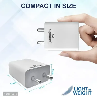 nbsp;SIGNATIZE Dual Port 3.5A Wall Type C Charger, USB Wall Charger Fast Charging Adapter-thumb3