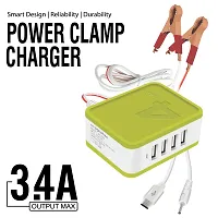 nbsp;SIGNATIZE 3.4A 4USB-IN-1 DC Mobile Charger DC Input 4 in 1 Mobile Charger DC Battery Mobile Charger-thumb3