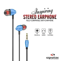 SIGNATIZE Wired Dynamic Bass Stereo Earphone and Music Control Headphone with HD Sound, in Earphones-thumb1